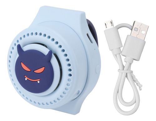 Ventilador Para Reloj De Dibujos Animados, Mini Cargador Usb