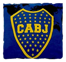 Comprar Almohadon Boca Juniors Clubes Futbol Argentino + Pasion Color Azul Y Oro Diseño De La Tela Boca Mundial
