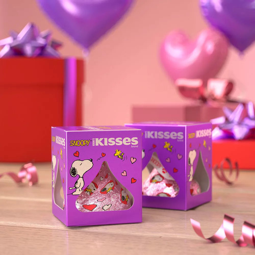 Chocolate Kisses Snoopy 41g Hershey's San Valentín Grande