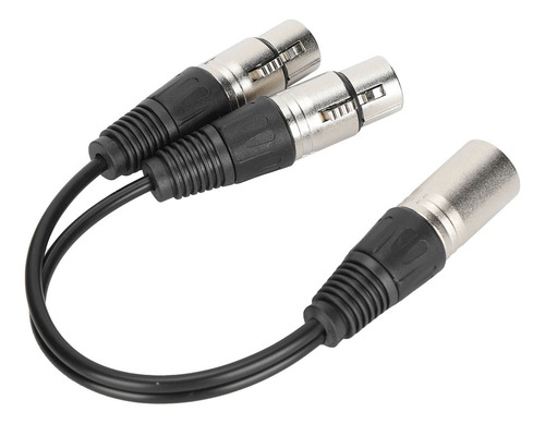 Adaptador De Audio Xlr A Micrófono De Cable Hembra Doble Xlr