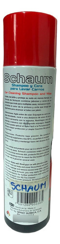 Schaum Shampoo Y Cera Para Lavar Carros Sq