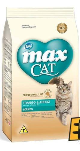Imagen 1 de 1 de Max Cat Gatos A.d Pollo Y Arroz 10 - - kg a $16890