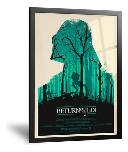 Cuadro Minimalista Star Wars Regreso Del Jedi Poster 20x30cm