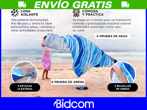 Lona Playera Estampada Impermeable Gadnic Bolsa Sujetadores