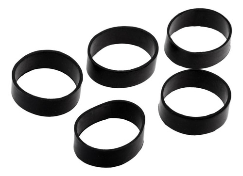 3 X 5 Piezas Anillos Fijos De Caucho Correa De Seguridad