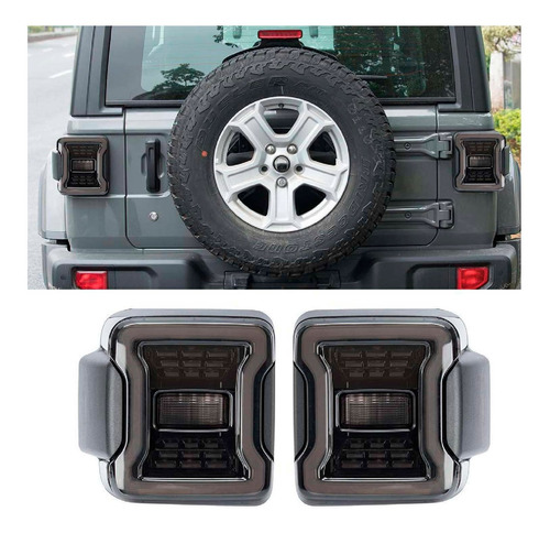 Calaveras Led Jeep Wrangler Jl Humo Rubicon Sahara P&p