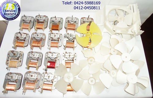 Imagen 3 de 7 de Motores Ventiladores Para Microondas + Aspas