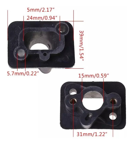 Repuesto Brida, Insulador, Torque, Guadaña China 52cc.