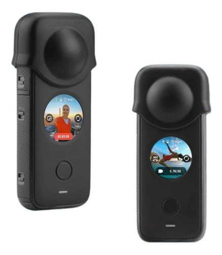 Imagem 4 de 7 de Capinha De Lente P/ Câmera Insta360 One X2 Silicone