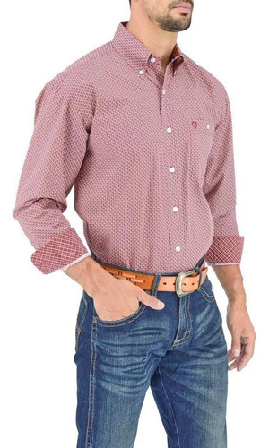 Imagen 2 de 6 de Camisa Vaquera Wrangler Hombre Western M 724