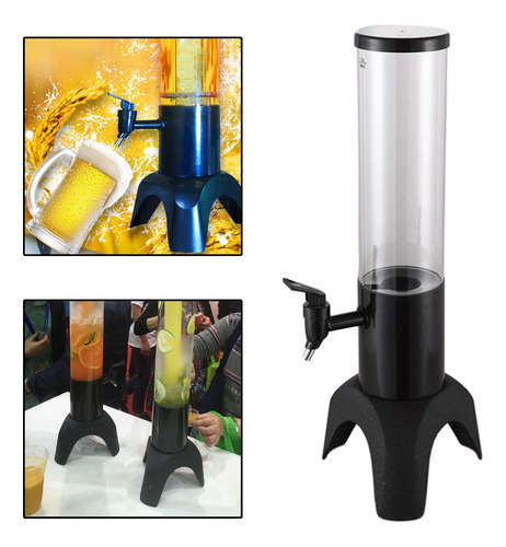 Dispensador De Licor De 1,5 L Para Mantener La Bebida Negro