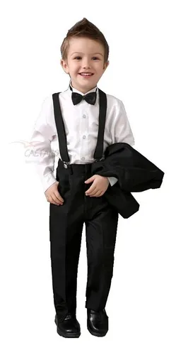 Pantalon con tiradores para niños hot sale