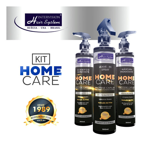 Kit Home Care - Limpeza E Hidratação Para Prótese Capilar