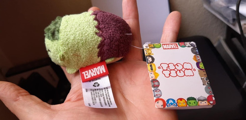 Disney Store Marvel Tsum Tsum Hulk Beanie Plush 5 Cms (Usado)