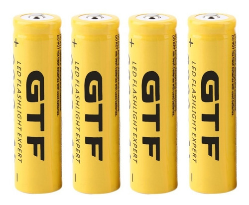 Kit 4 Baterias Recarregaveis 18650 9800mah 3,7v Frete Barato