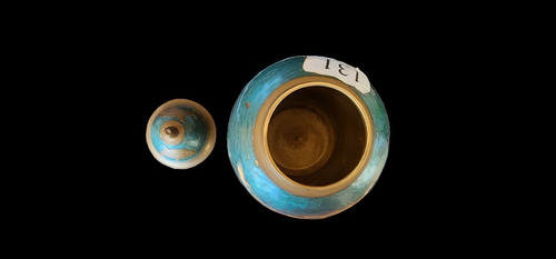 Vaso Closonet Grego ,século 19, Golfinhos .p5 L1 (Usado)