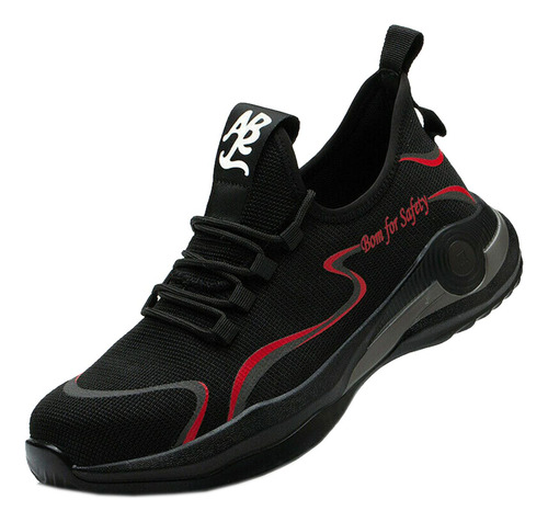 Tenis Modenos Con Casquillo, Mxikp-005, 7us, 25mx, Negro/roj