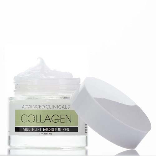 Hidratante facial de colágeno Advanced Clinicals Multilift Tempo de aplicação Dia/Noite Tipo de pele Todos os tipos de pele