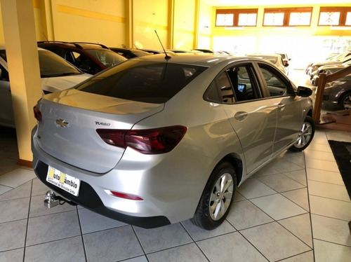 Imagem 2 de 10 de Onix Plus Lt1 1.0 Aut. Turbo Prata 7.000 Km Completo