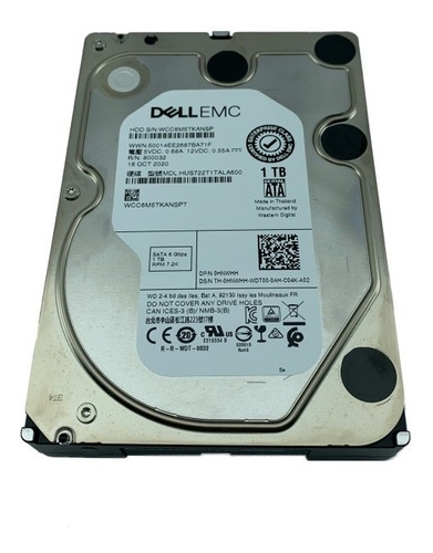 Disco Duro Dell Emc Np 0hnwhh 1tb Sata 3.5 M1 (Reacondicionado)