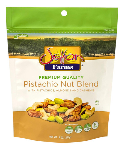 Setton Farms Bolsa De Mezcla De Nueces De Pistacho Con Almen