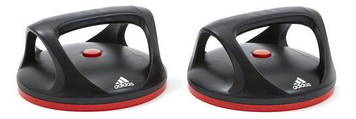 Barras Paralelas Push Up Flexiones adidas Giratoria N/r Color Negro/rojo