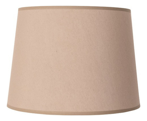 Cupula Abajur Basic Médio Tecido Bege Ex1684nd (d)32cm Bella