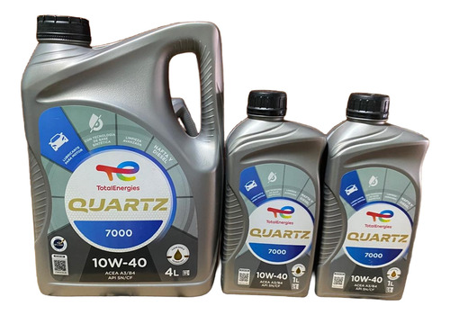 Total Quartz 7000 10w-40 Api:sm Acea:a3 X (4l+2l)