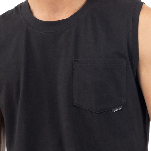 Playera Quarry De Hombre Sin Mangas Con Bolsas