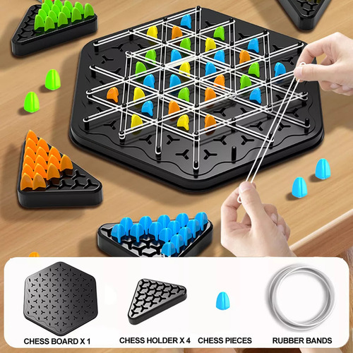 Set Triggle, Set De Ajedrez Con Cadena Triangular