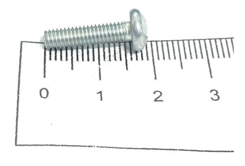 Parafuso Panela Phillips M4 X 16mm Zincado Branco - 100 Pçs