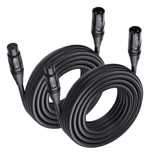 Cable Matters, Paquete De 2 Cables De Micrófono Premium De X