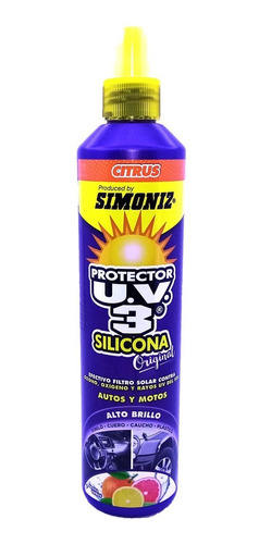 Silicona Protector Uv 3 Simoniz 300 Ml Varios Aromas