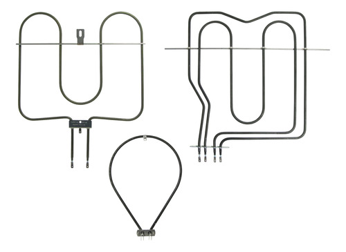 3 Resistencias Para Horno Eléctrico Spar Modelo He60x-fs