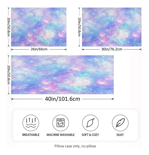 Funda De Almohada De Satén Star Tie Dye Tam.