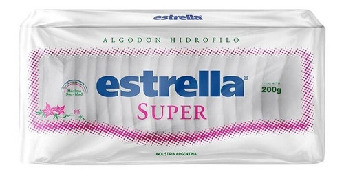 Imagen 1 de 8 de Estrella Algodón Super Familiar Algodón X 200 Gr