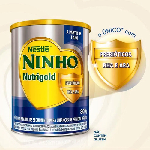 Fórmula Infantil Em Pó Ninho Nutrigold 800g