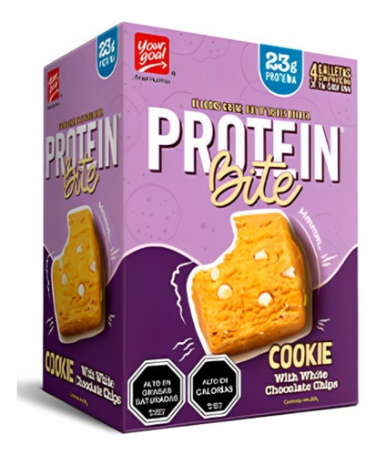 4 Protein Bite Cookie With White Chocolate Chips