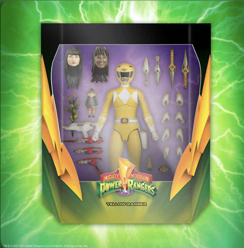 Yellow Ranger Power Ranger Mighty Morphin Super 7 Ultimates