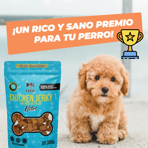 Dog-o-chew, Premio Perro, Bites De Pollo, Chicken Jerky 500g