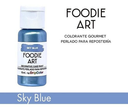 Colorante Comestible Foodie Art Perlado - Sky Blue