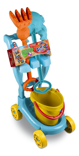 Brinquedo Carrinho De Praia Beach Cart Zuca Toys Ref.7974