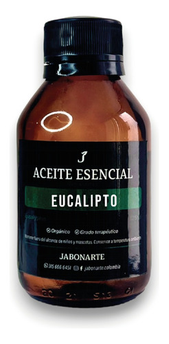 Aceite Esencial De Eucalipto 125 Ml - Puro Grado Terapeutico