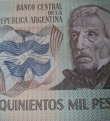 Billete Arg. 500 Mil Pesos,ley.18188,xf,bot#2510 Oportunidad