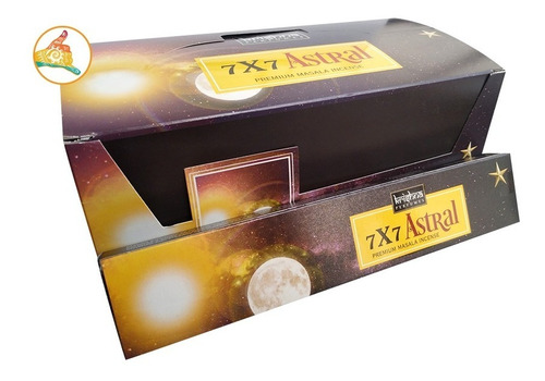 Incienso Aroma 7x7 Astral Caja X12 Marca Krishna