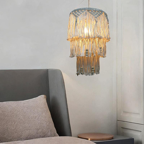 Pantalla De Lámpara Nórdica Bohemia, Decoración De