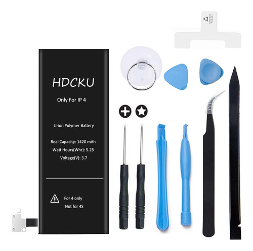 Hdcku - Batería De Repuesto Para iPhone 4 A1349 A1332 Cdma&g