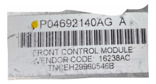 Modulo Bcm Dodge Charger 2.7l 06-08 P04692140ag (Usado)