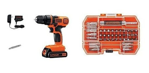 Taladro Atornillador De M Black & Decker Ldx120c Taladro-des