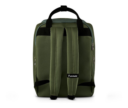 Imagen 2 de 5 de Mochila Matera Para Notebook - Militar Tiras Negras